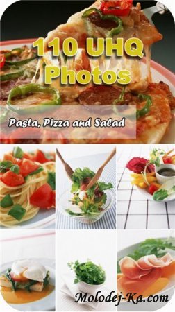 Клипарты - пицца, салат