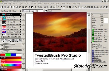 Pixarra TwistedBrush Pro Studio 16.18 Portable Pixarra TwistedBrush Pro Studio 16.18 Portable