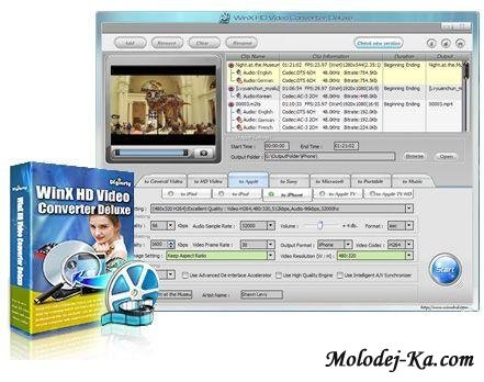WinX HD Video Converter Deluxe 3.4 Build 20100326 WinX HD Video Converter Deluxe 3.4 Build 20100326