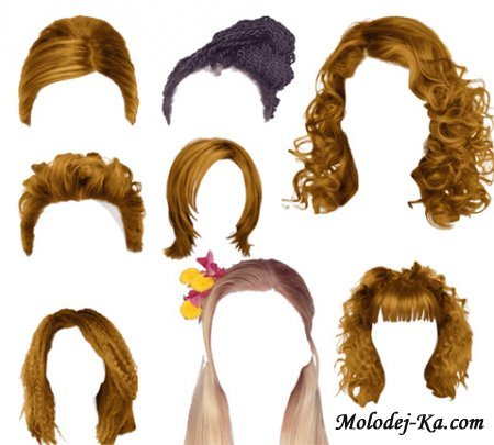 Женские прически 497 шт