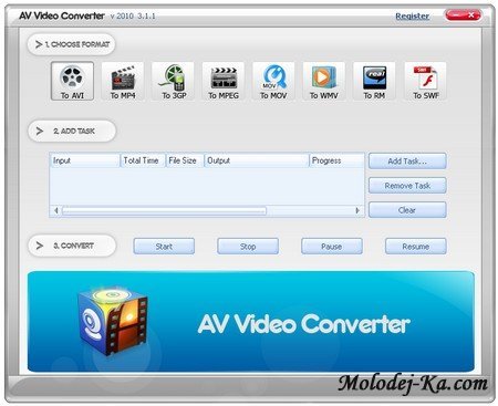 AV Video Converter 2010 3.1.1 AV Video Converter 2010 3.1.1