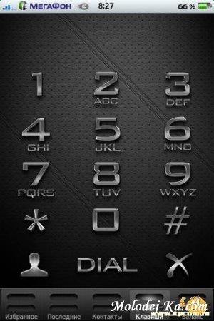Свежайшая тема на iphone "GT by Rob Grohman"