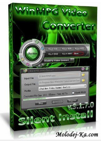 WinMPG Video Converter v.9.1.7.0 Silent Install (2010/ENG) WinMPG Video Converter v.9.1.7.0 Silent Install (2010/ENG)
