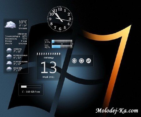 6 прозрачных гаджетов для Windows 7/Vista